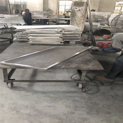Panele ogrodzeniowe z siatki aluminiowej 600x1200 ISO9001 0,5 mm-8 mm Spawane